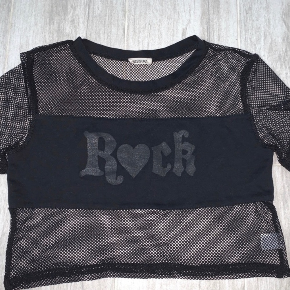 Rock your hair mesh top